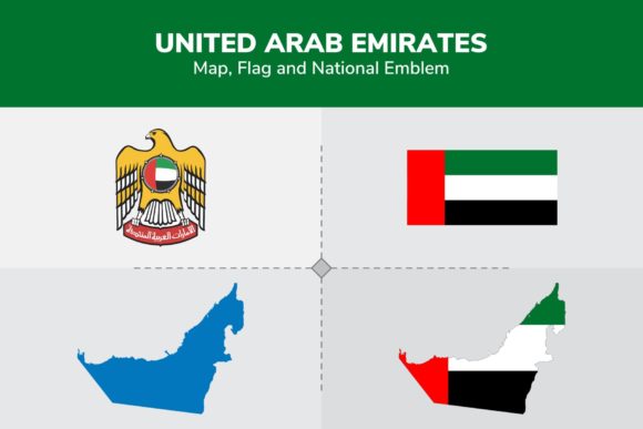 Download United Arab Emirates Map, Flag - Premium Resources