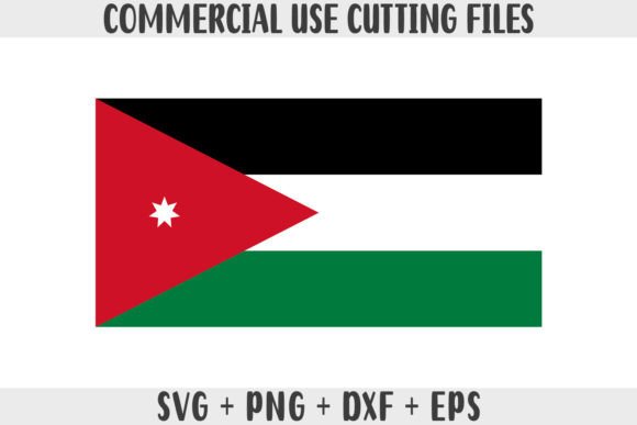 Download Jordan Flag SVG Original Colors - Premium Resources